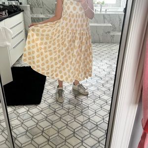 Tiered pretty floral dress J Crew